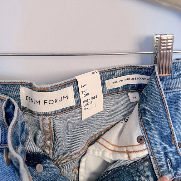 Denim Forum - Joni High Rise Loose Jeans - Picture 3 of 4